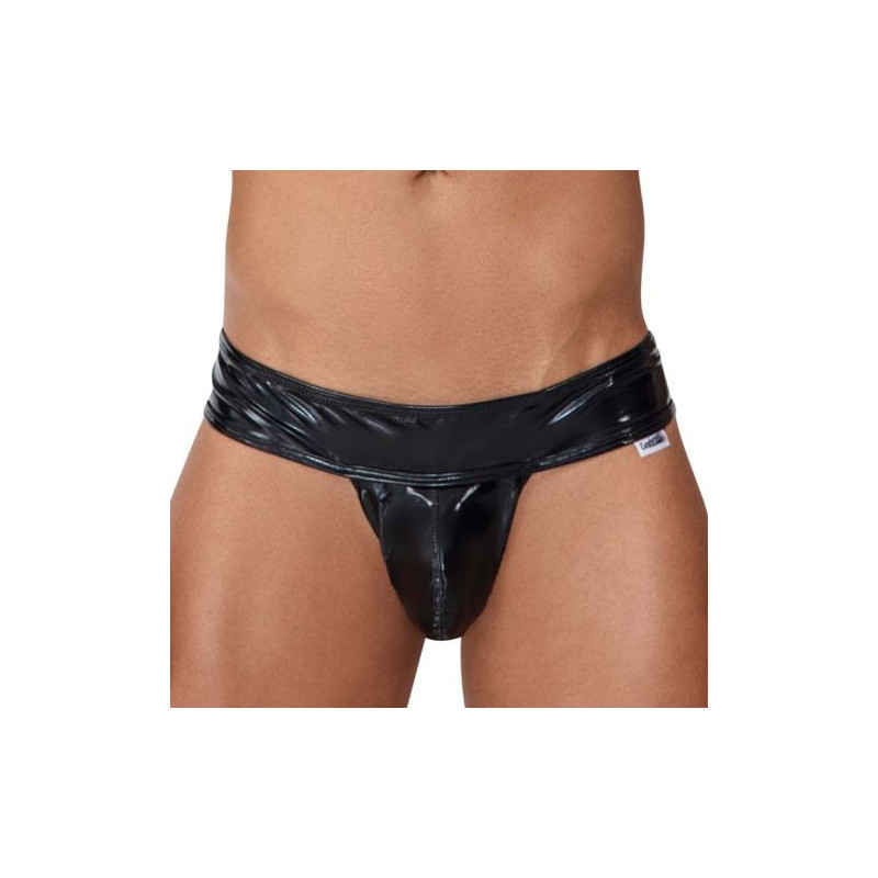 CandyMan String Effet Mouillé Venilia Noir